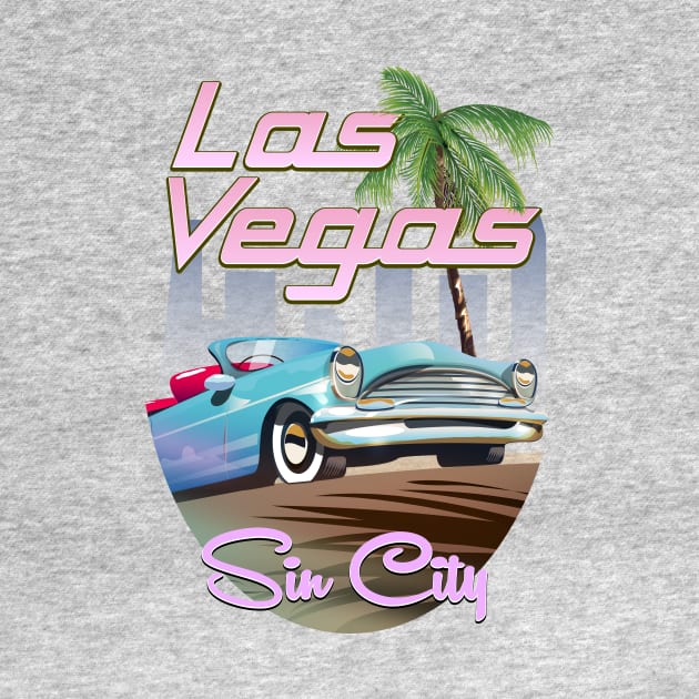 Las Vegas Sin City Travel poster by nickemporium1